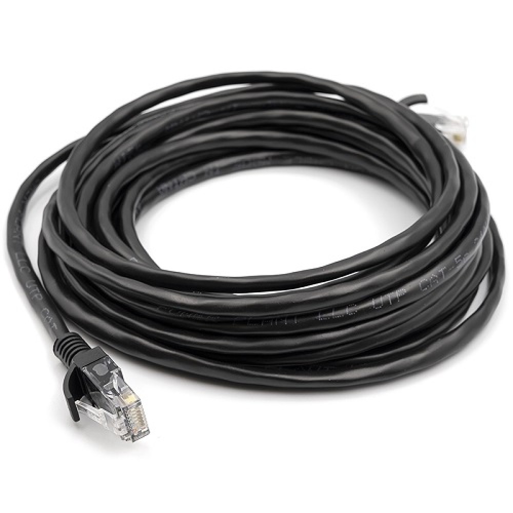 Cable Cat5E UTP, 5m, black